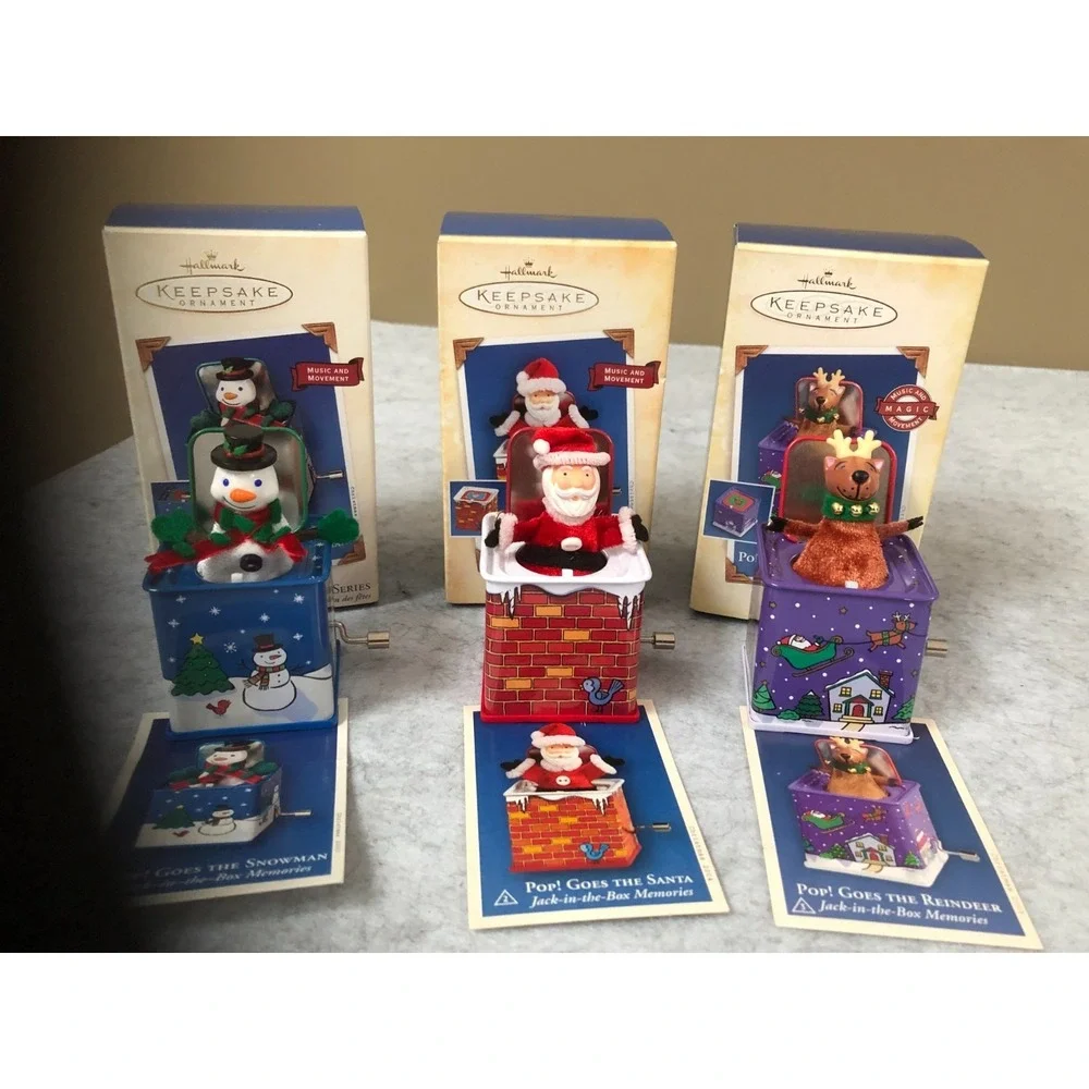 7 Hallmark Keepsake Ornaments 